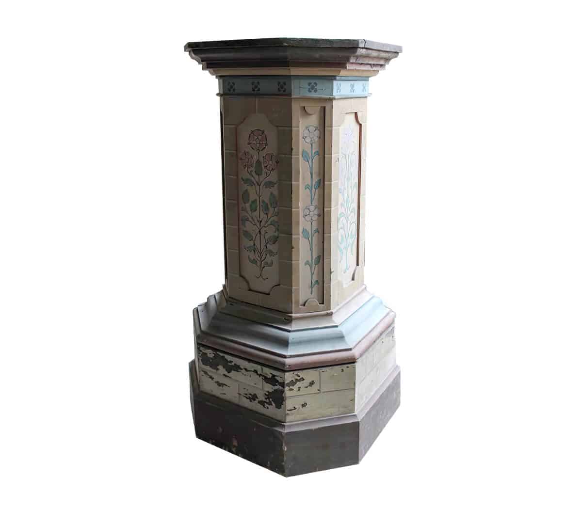 Antieke-houten-sokkel