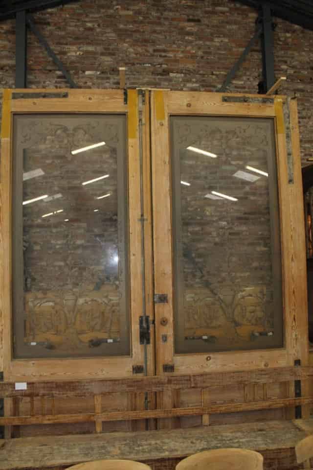 Dubbele-deur-met-geetst-glas