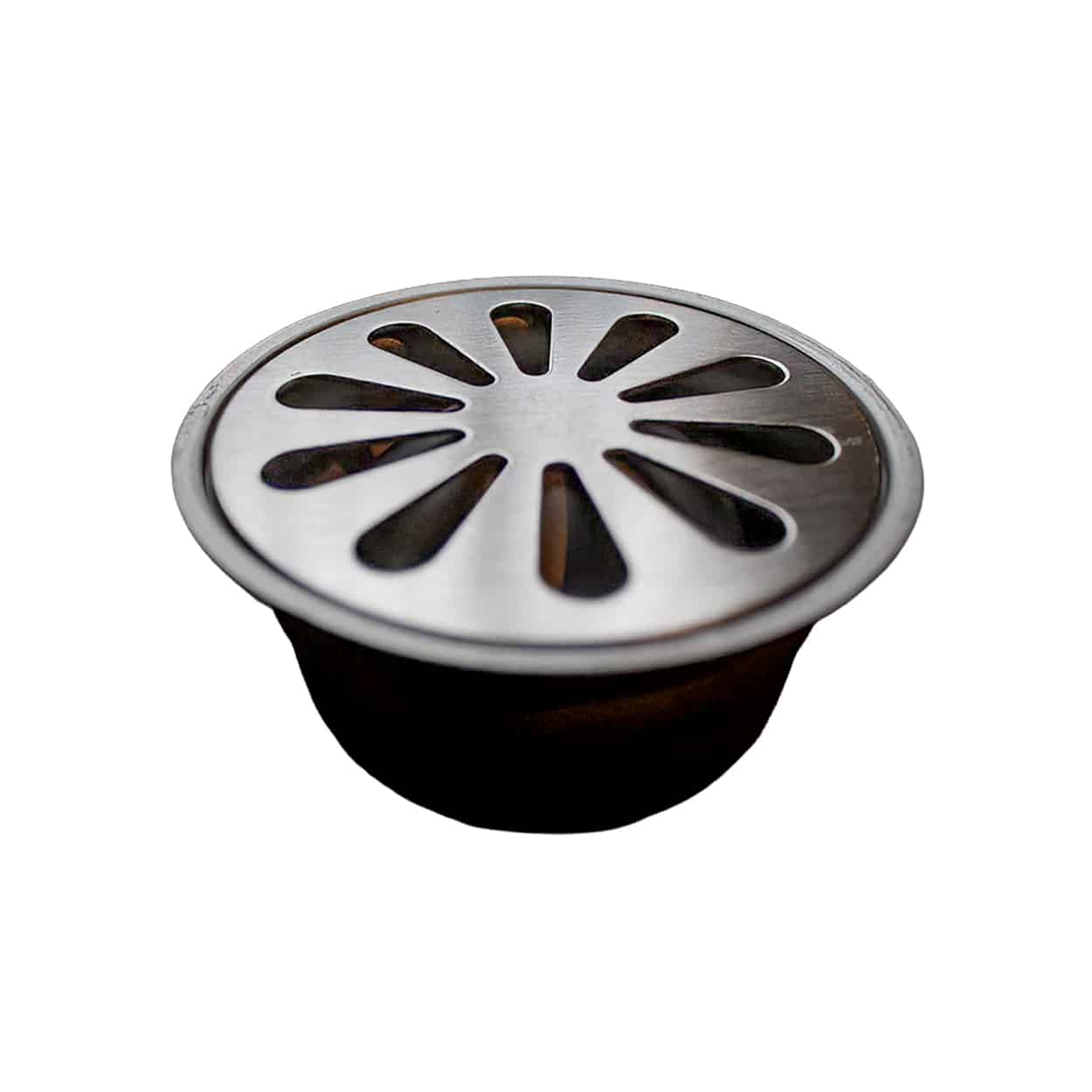 RVS-afvoerput