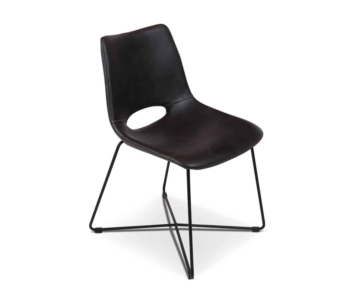 eetkamerstoel-metaal-leer