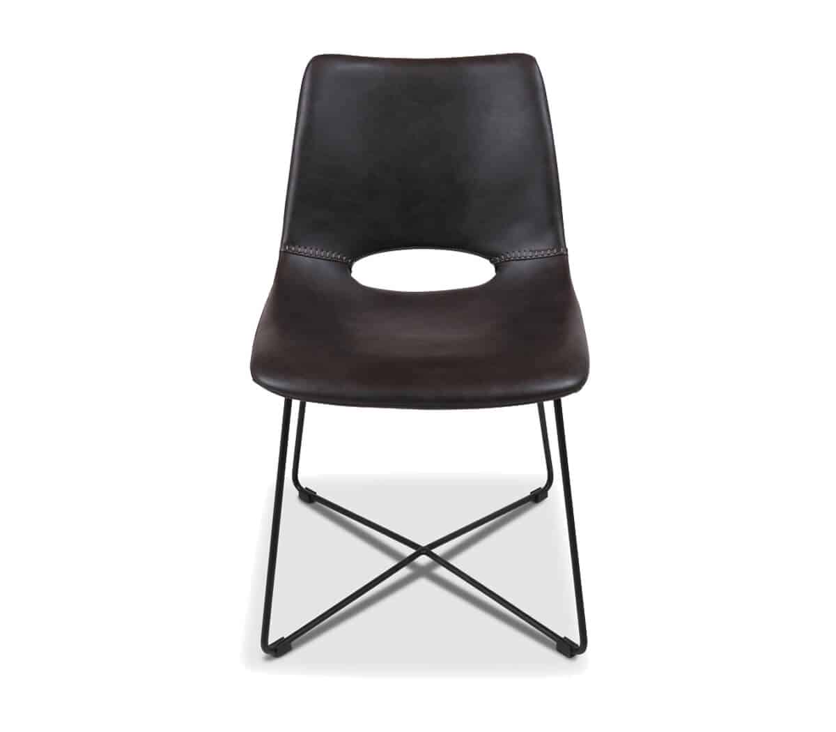 eetkamerstoel-metaal-leer