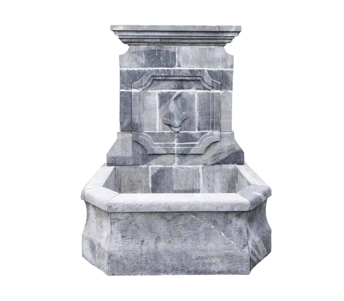 Natuurstenen-wandfontein