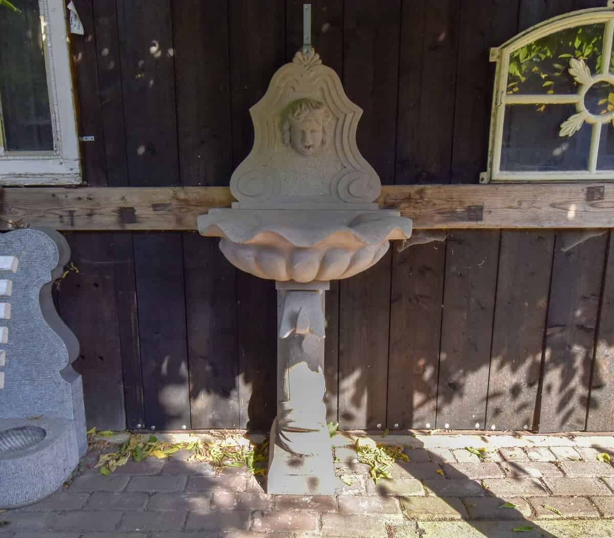Marmerstenen-wandfontein