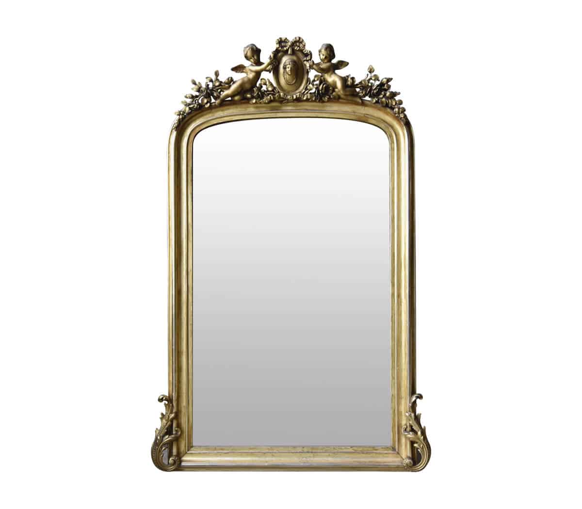 Antieke-spiegel-met-engeltjes