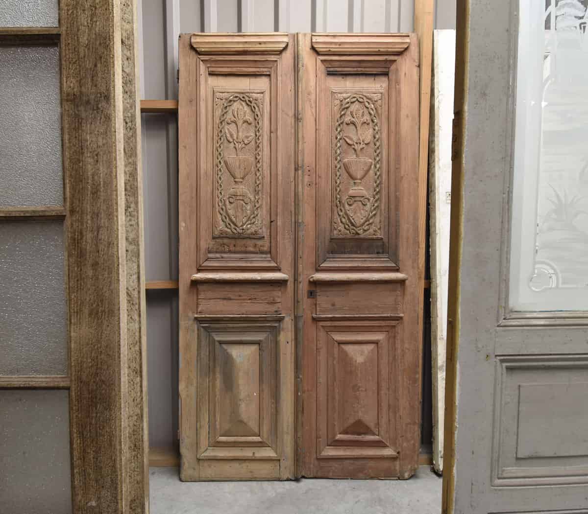 Eiken-dubbele-voordeur