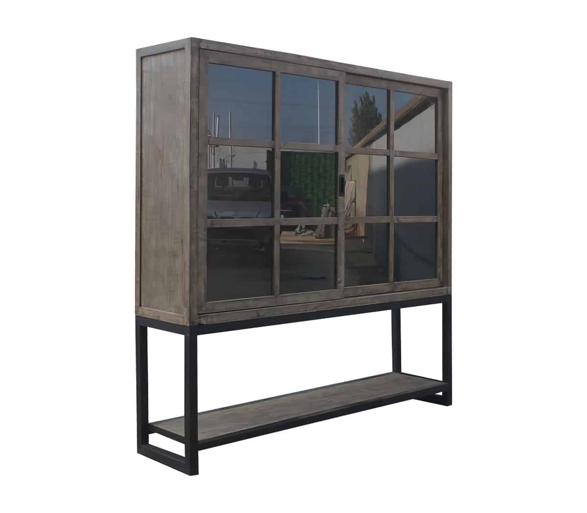 Buffetkast-met-2-deuren-met-glas