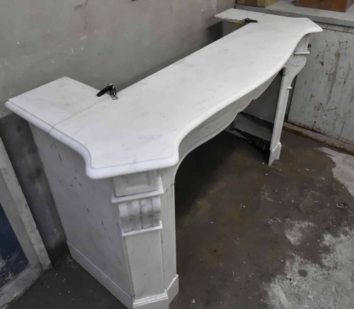 Carrara-marmeren-ombouwschouw