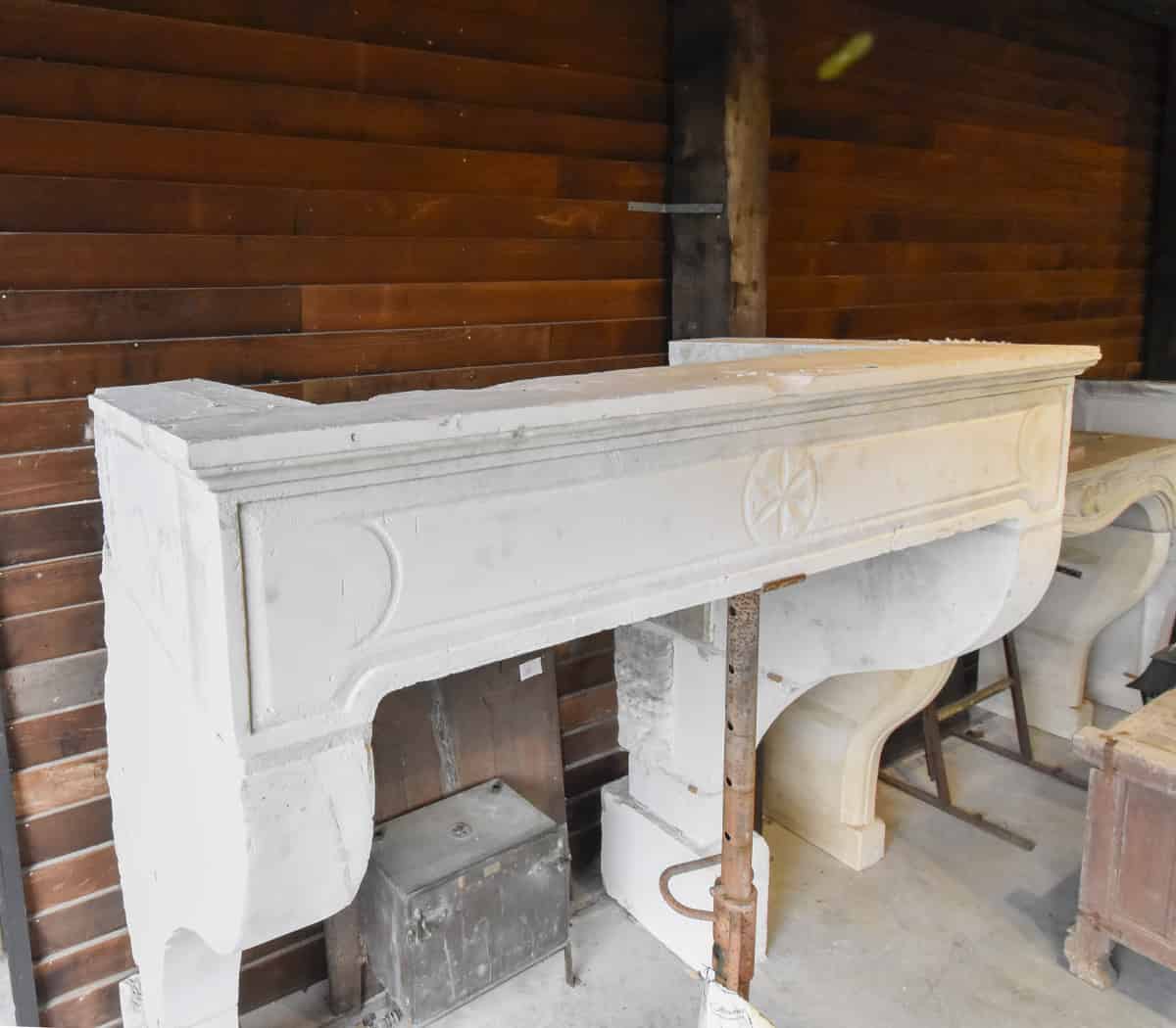 Zandstenen-ombouwschouw