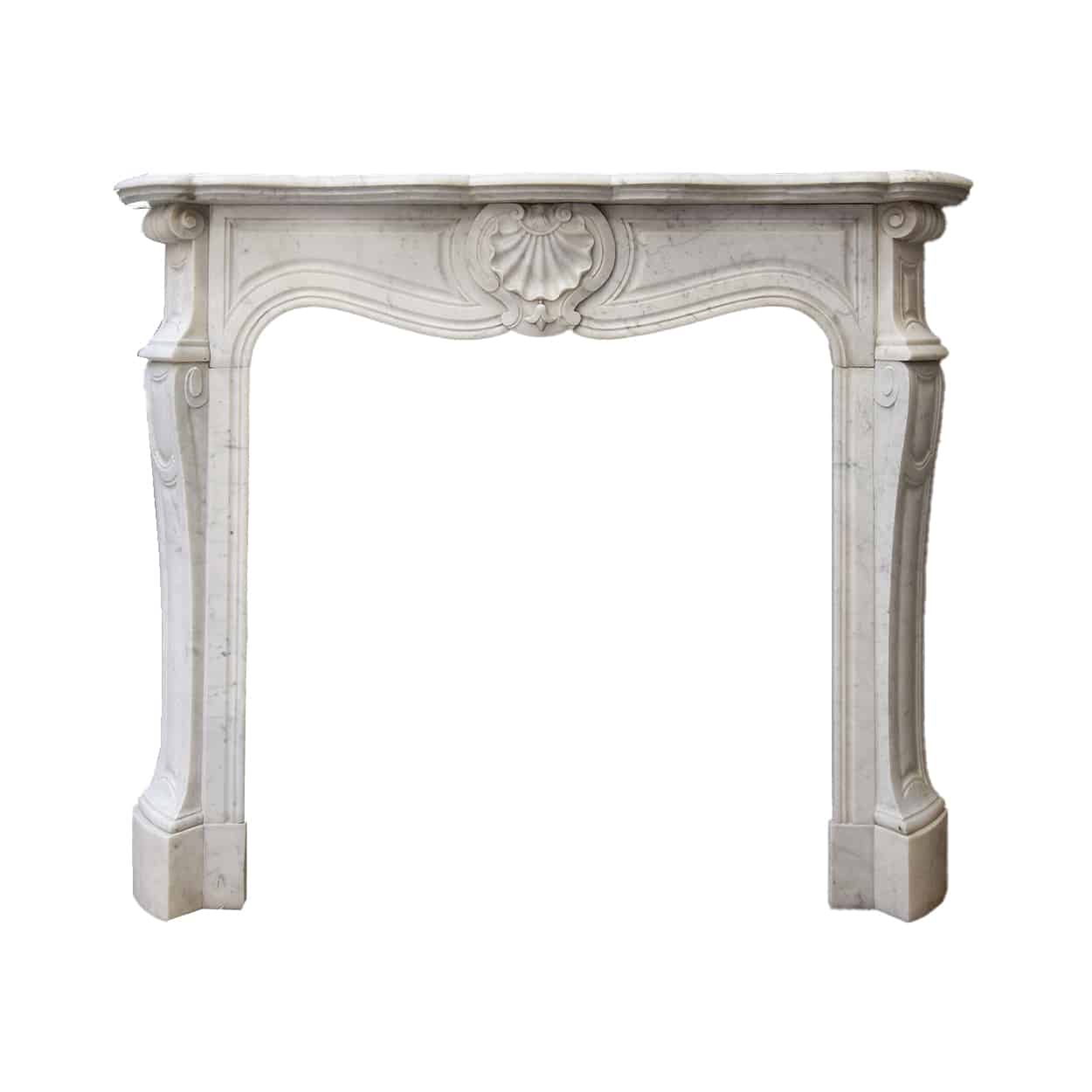 Antieke-Louis-XV-marmeren-ombouwschouw