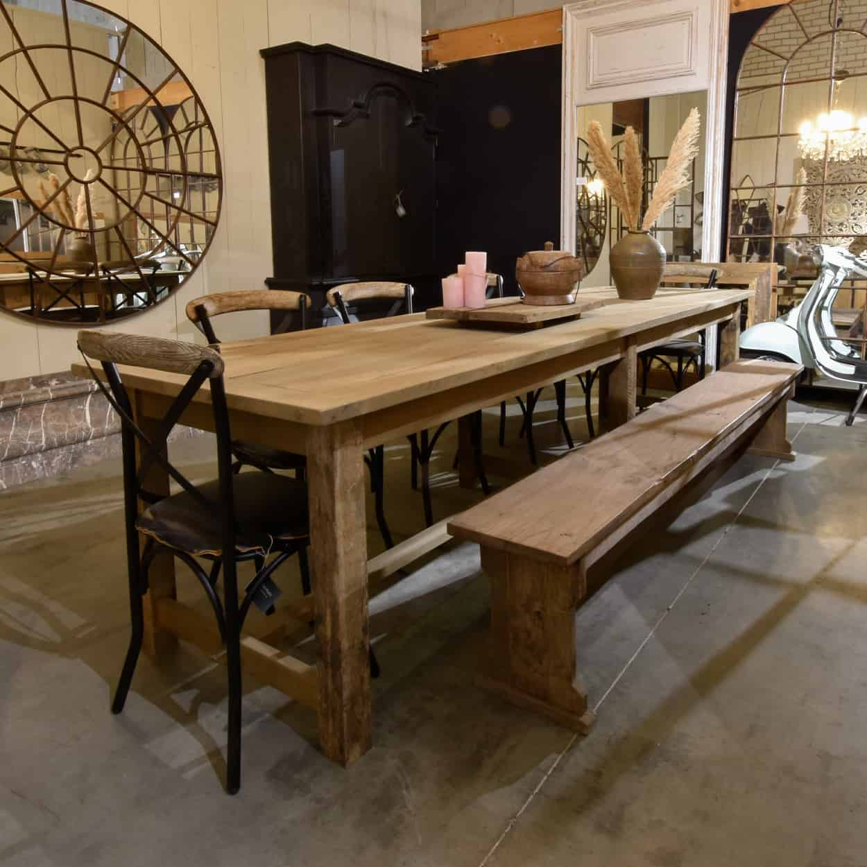 Eiken-houten-tafel