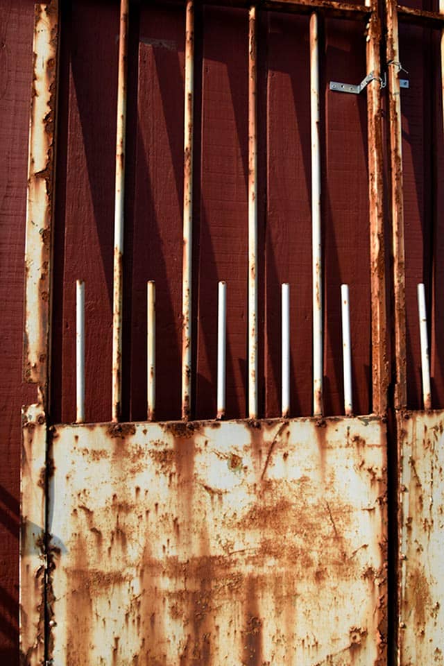 Antieke-dubbele-poort-