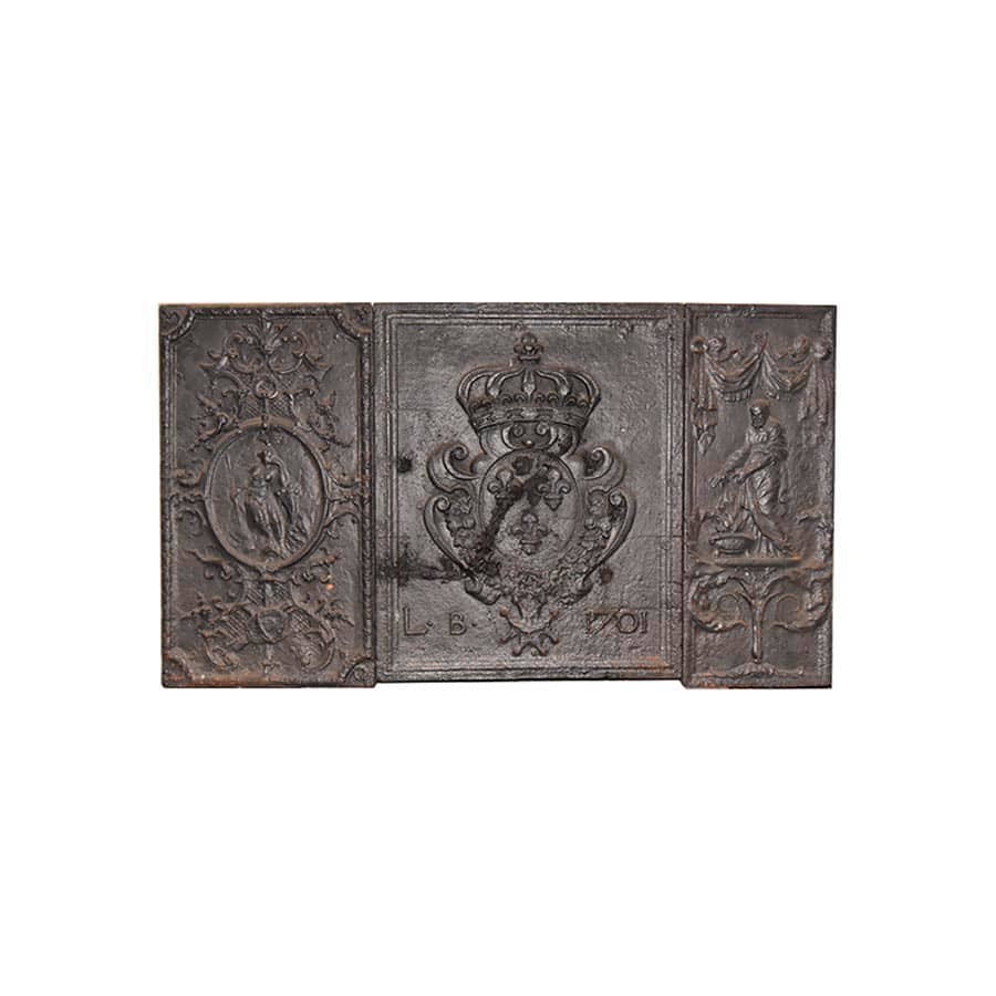 Antieke-haardplaat-drieluik