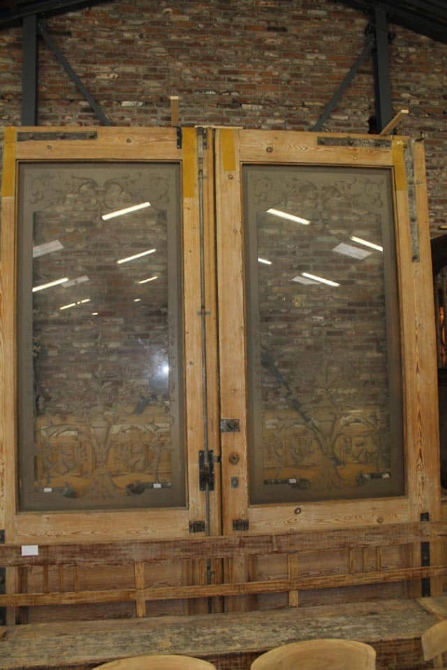 Dubbele-deur-met-geetst-glas