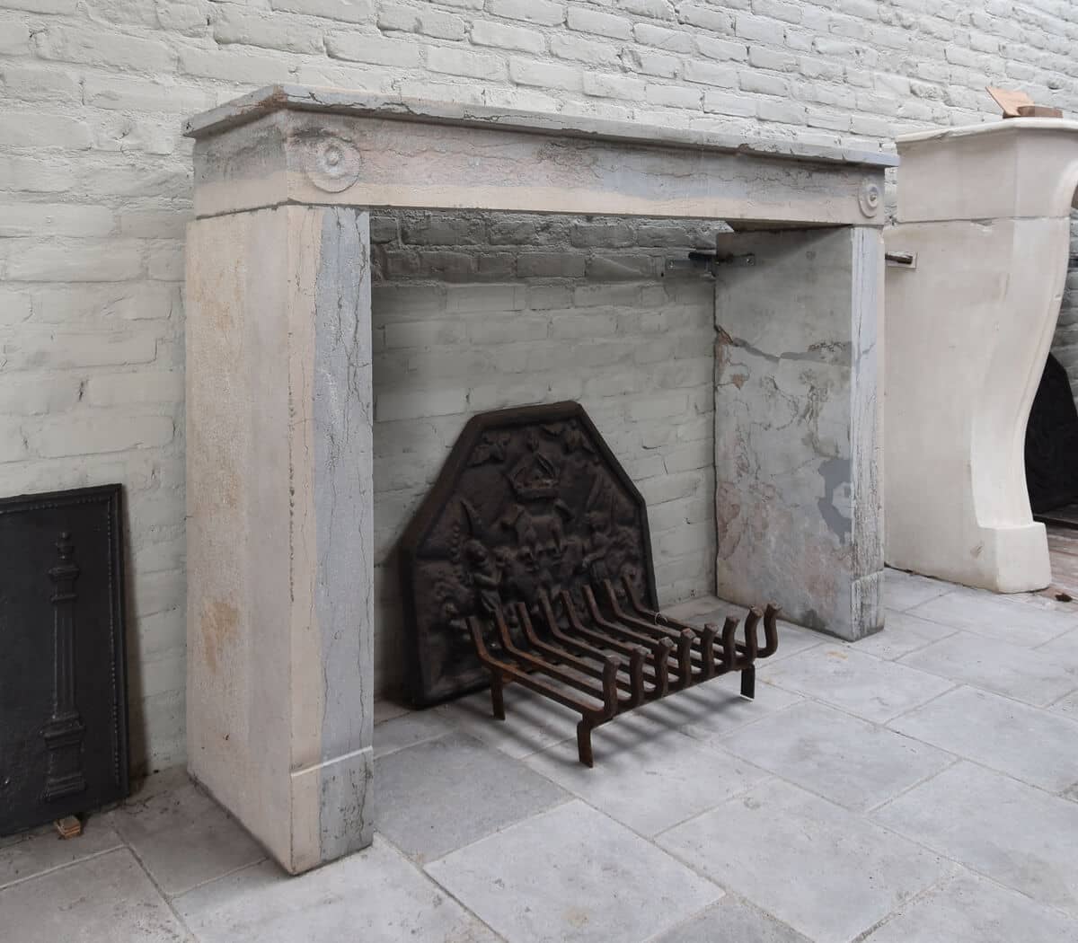 Marmerstenen-voorzetschouw