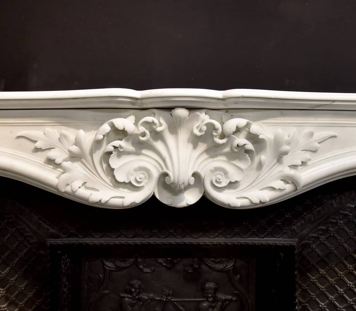 Antieke-Louis-XV-marmeren-voorzetschouw