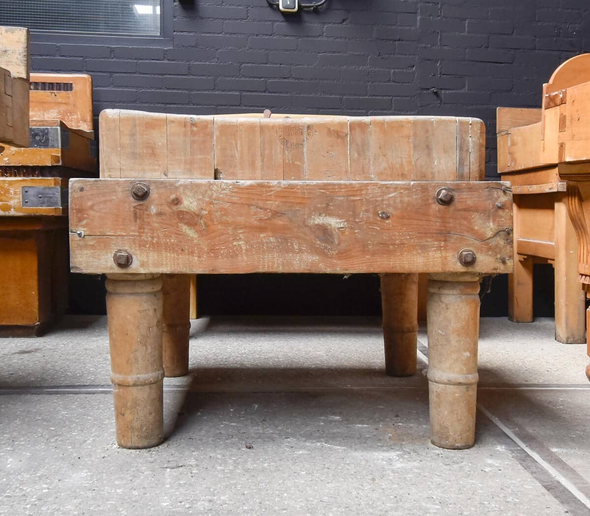 Oude-slagers-hakblok