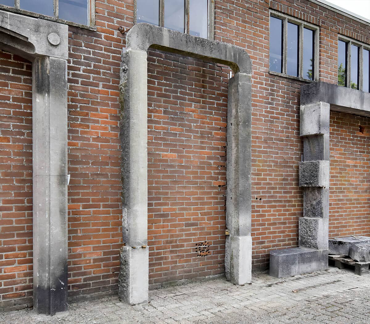 Belgisch-hardstenen-portiek