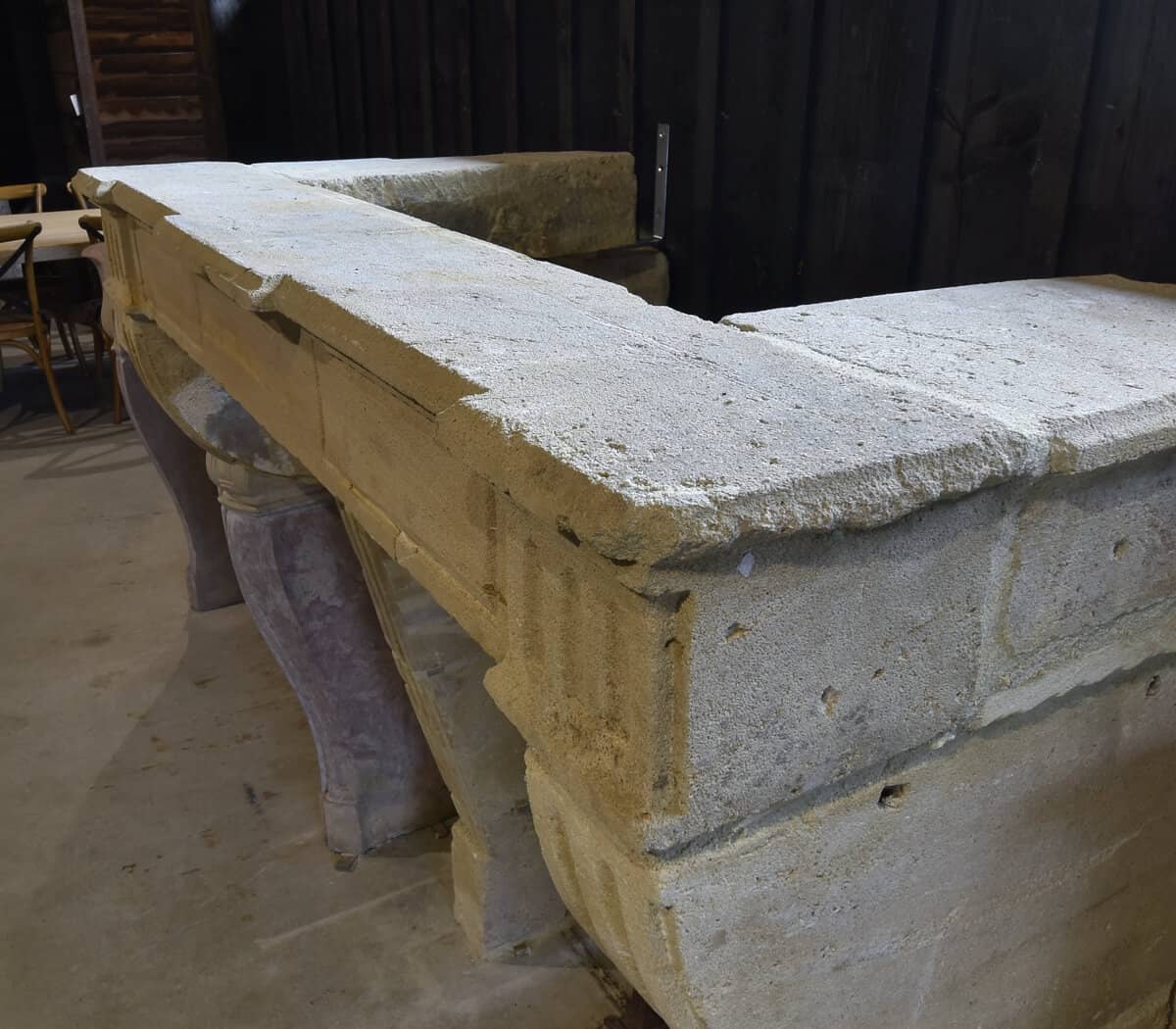 Zandstenen-ombouwschouw