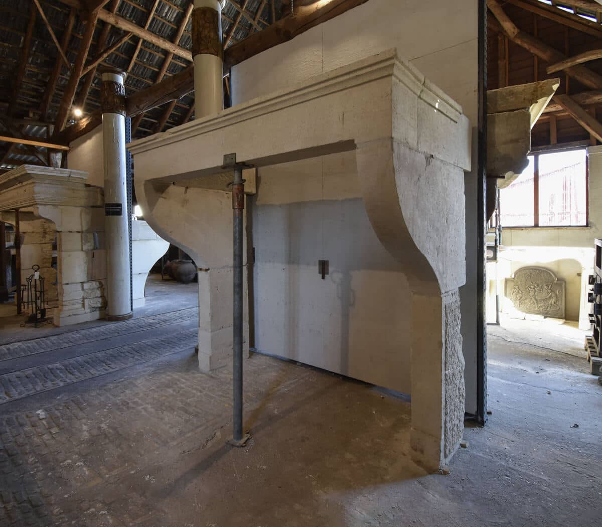 Zandstenen-kasteelschouw