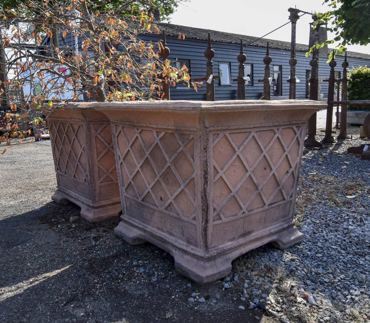 Terracotta-Bloembakken