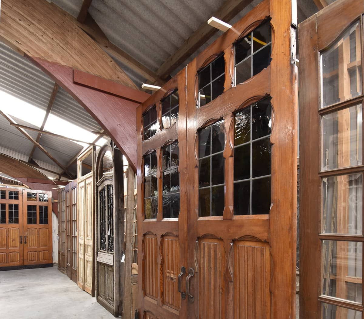 Eiken-dubbele-deuren