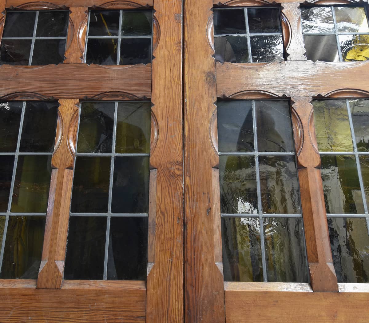 Eiken-dubbele-deuren