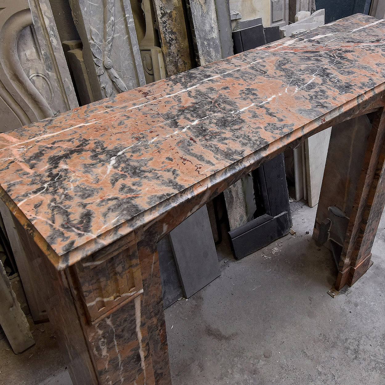 Marmeren-voorzetschouw