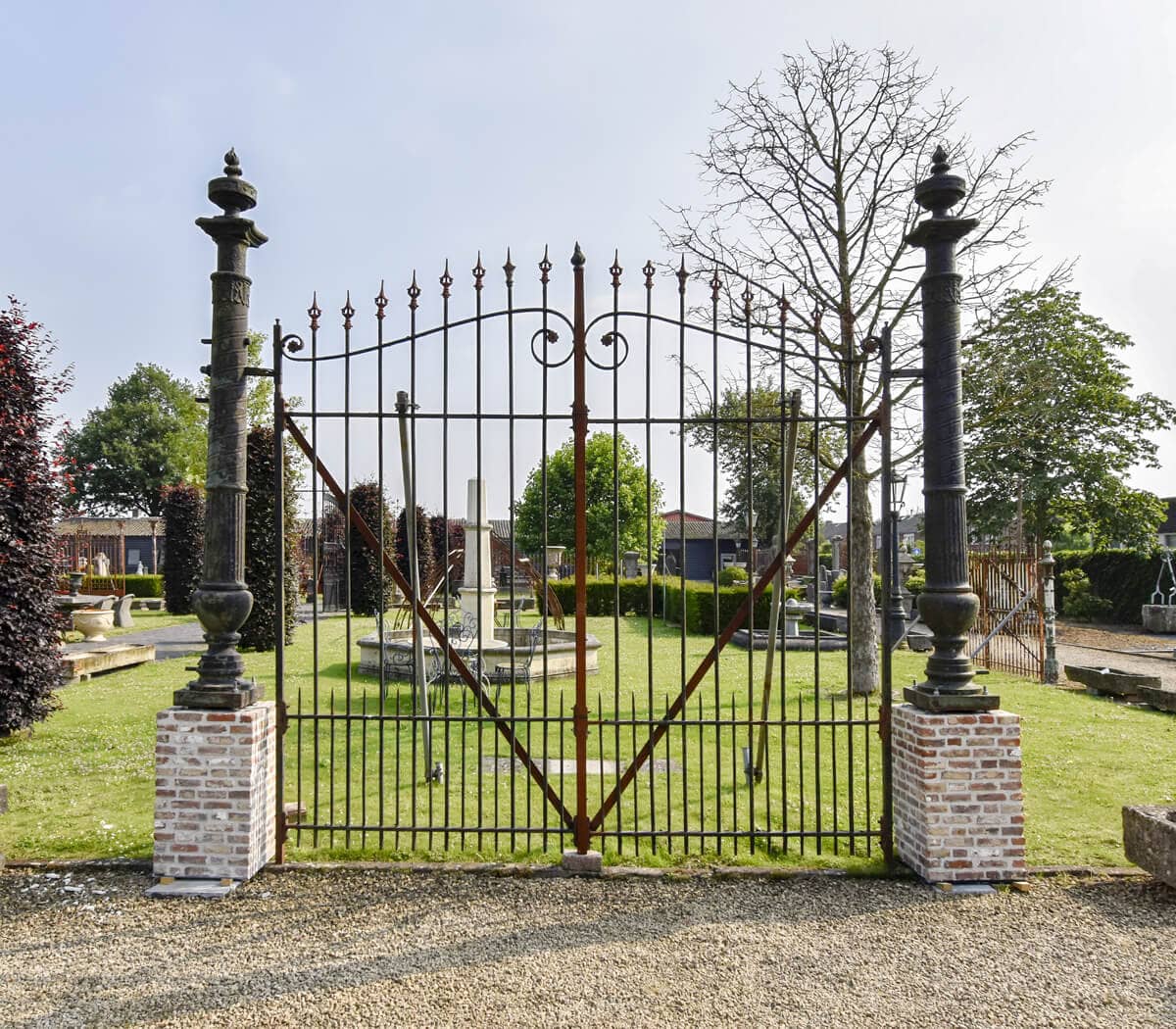 Poort-met-poortpalen