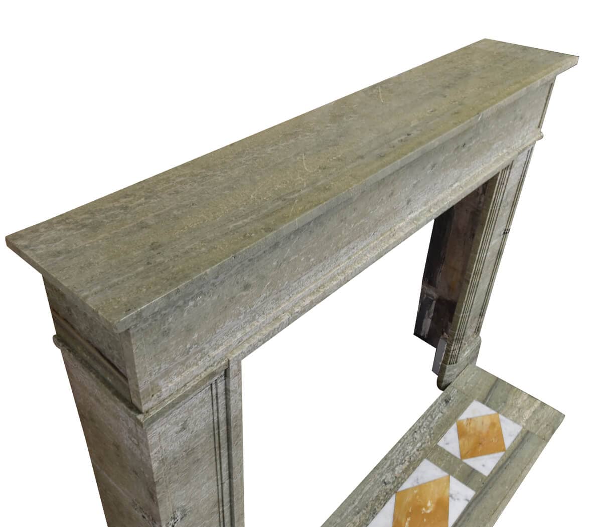 Marmer-Verde-laguna-voorzetschouw-met-vloerplaat