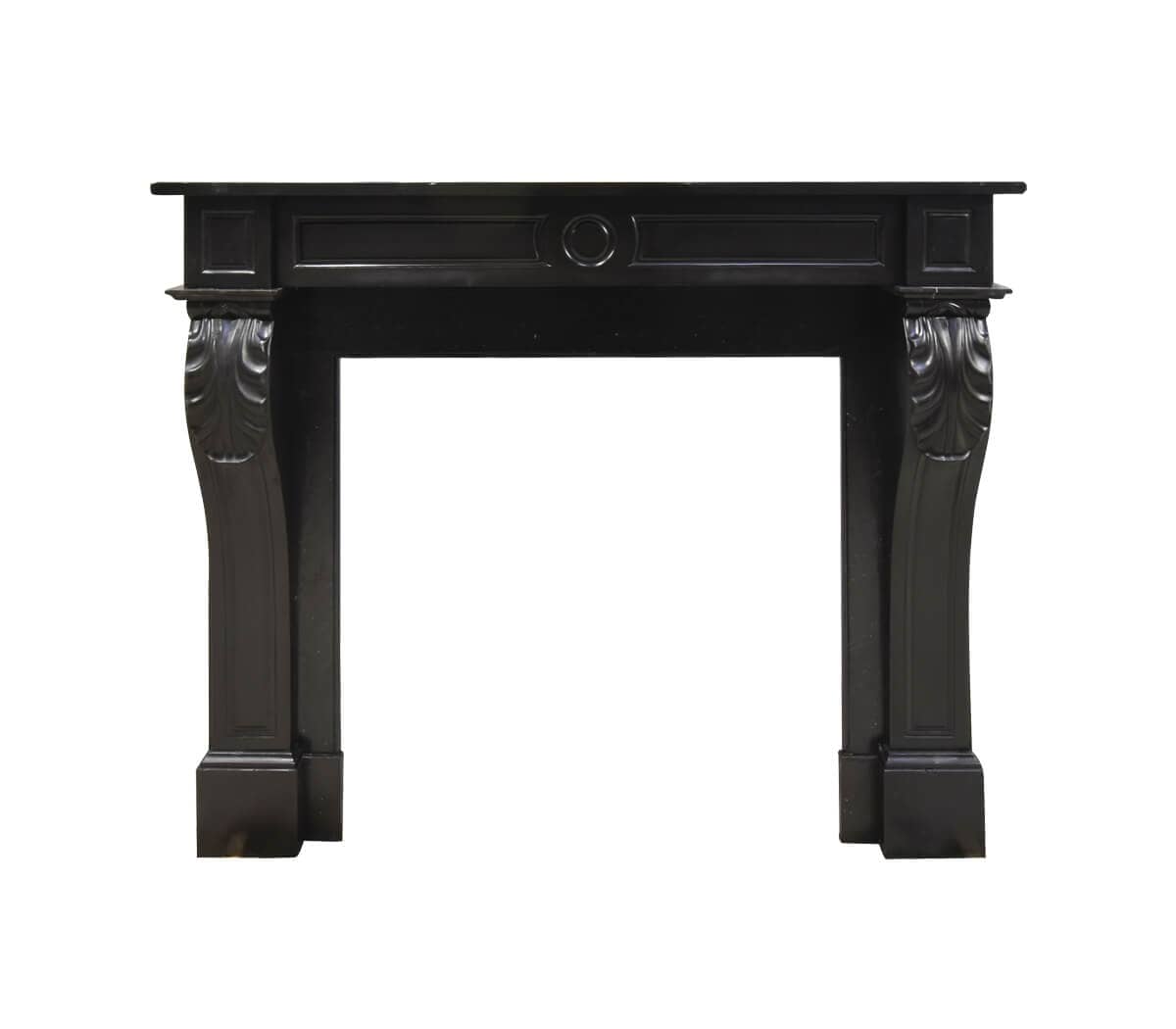 Antieke-Noir-de-Mazy-marmeren-ombouwschouw-Louis-XVI