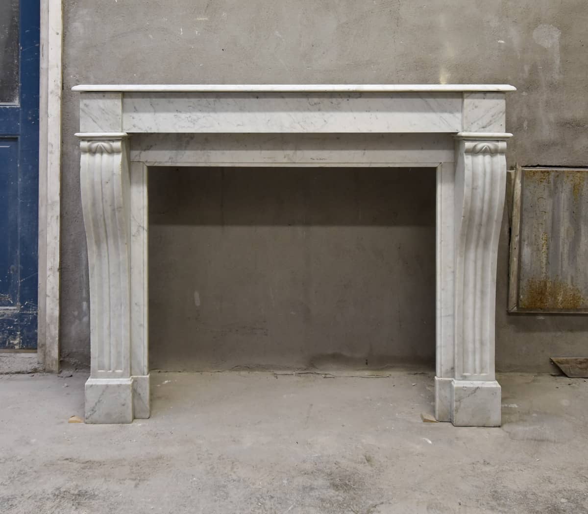 Carrara-marmeren-Louis-Philippe-voorzetschouw