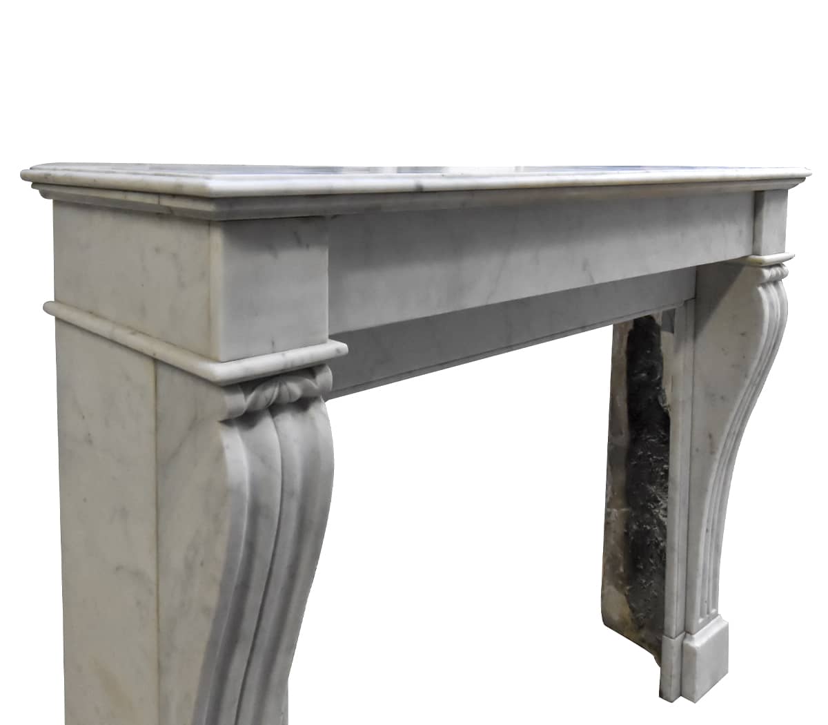 Carrara-marmeren-Louis-Philippe-voorzetschouw