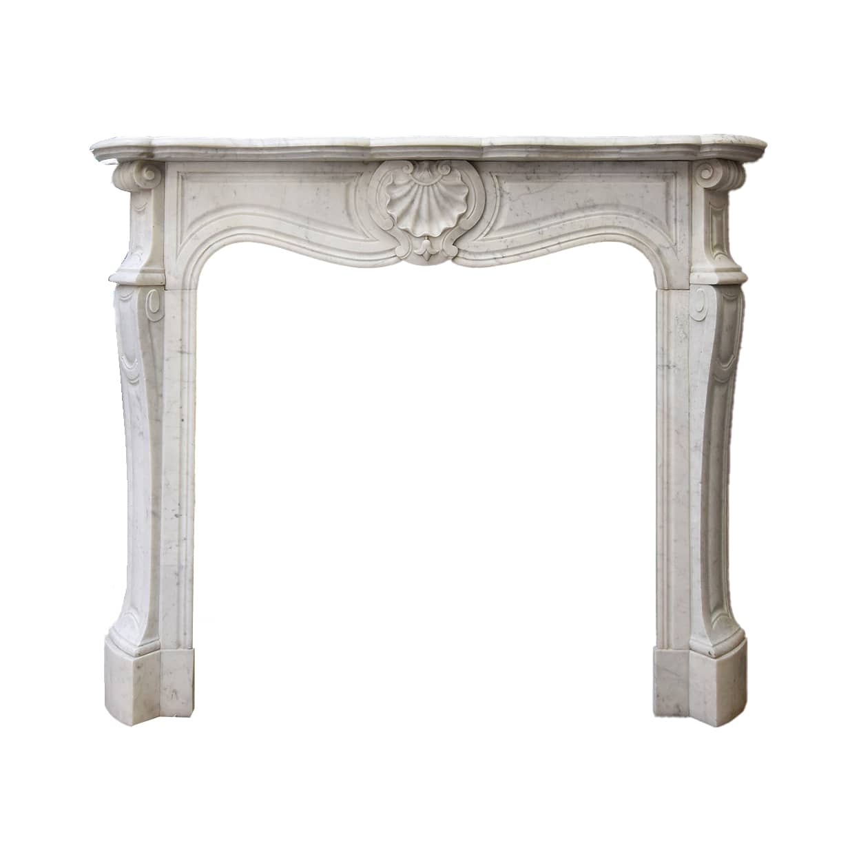 Antieke-Louis-XV-marmeren-ombouwschouw