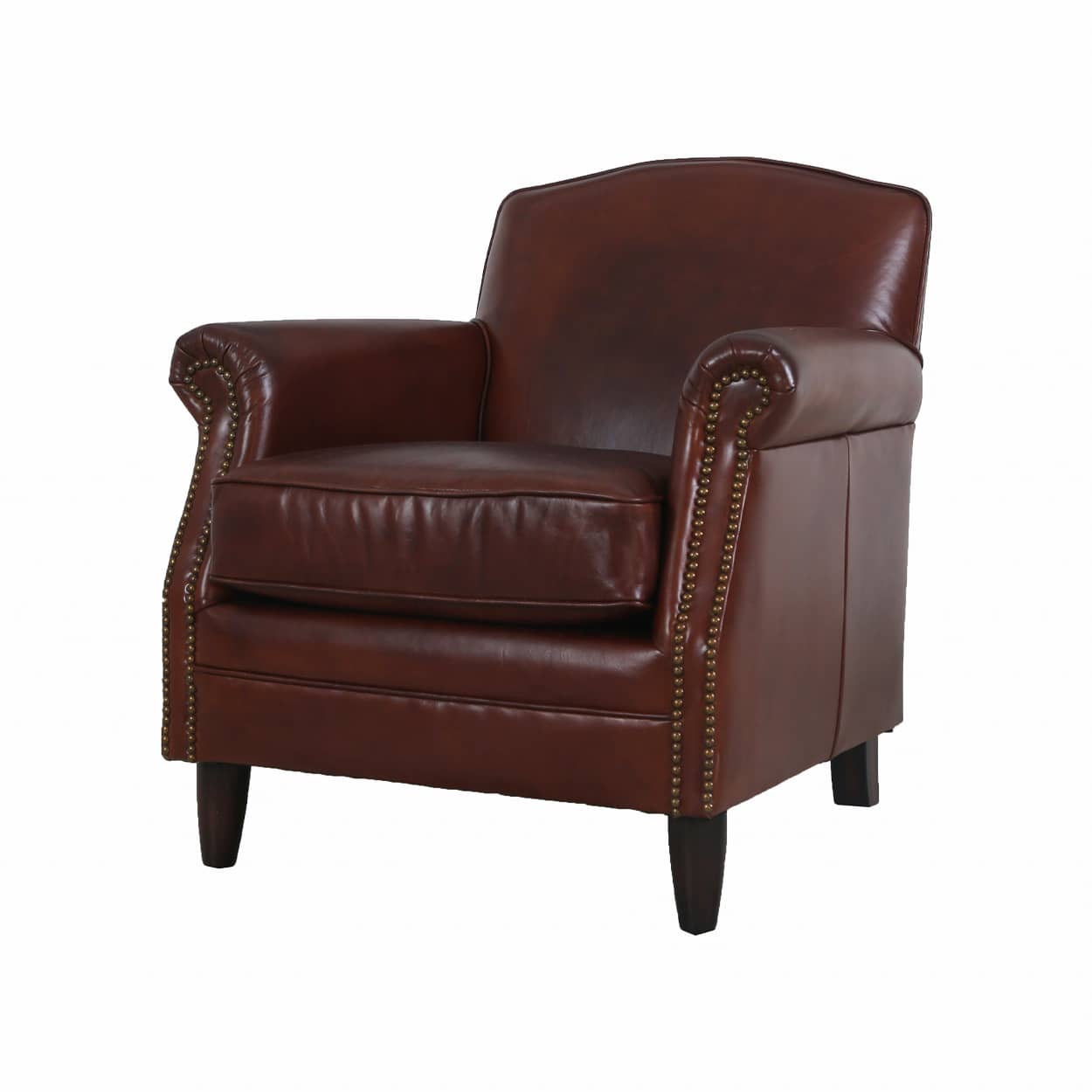 Fauteuil-Eersteklas-rundleer-Vintage-cigar