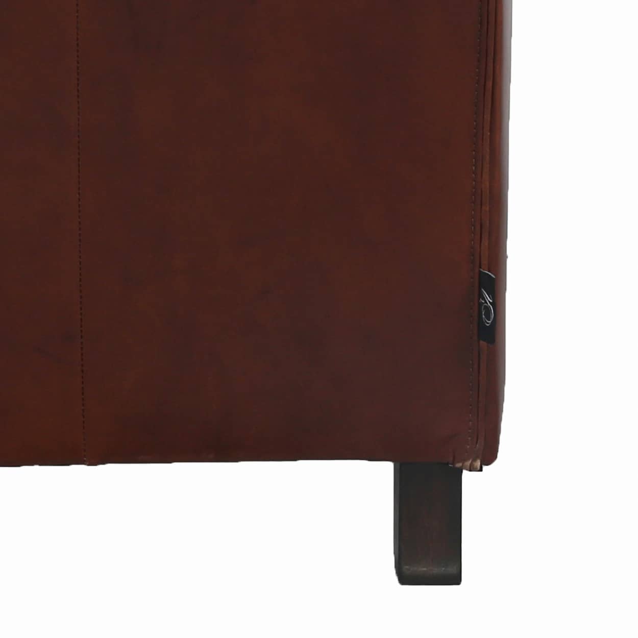 Fauteuil-Eersteklas-rundleer-Vintage-cigar