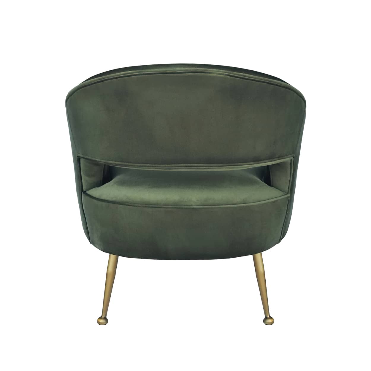 Groene-fluwelen-Fauteuil