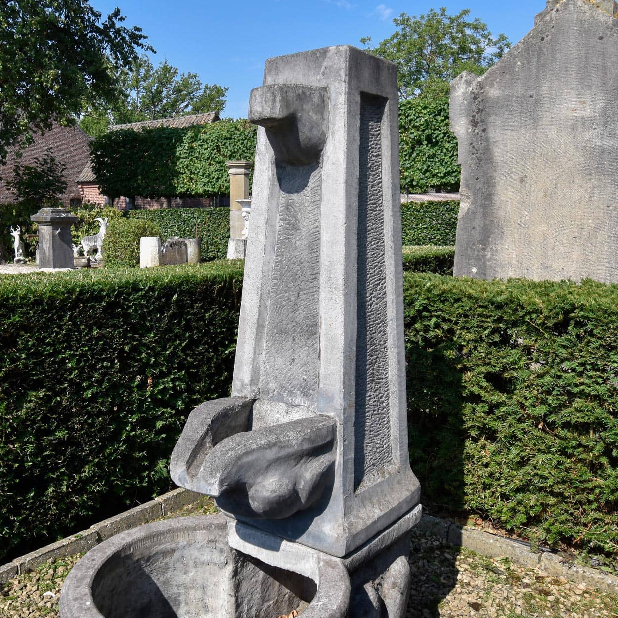 Natuurstenen-fontein